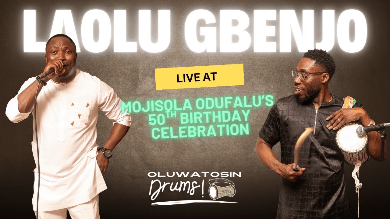 LAOLU GBENJO Live in New Jersey, USA for Mrs. Mojisola's 50th Birthday! | #OTDrums