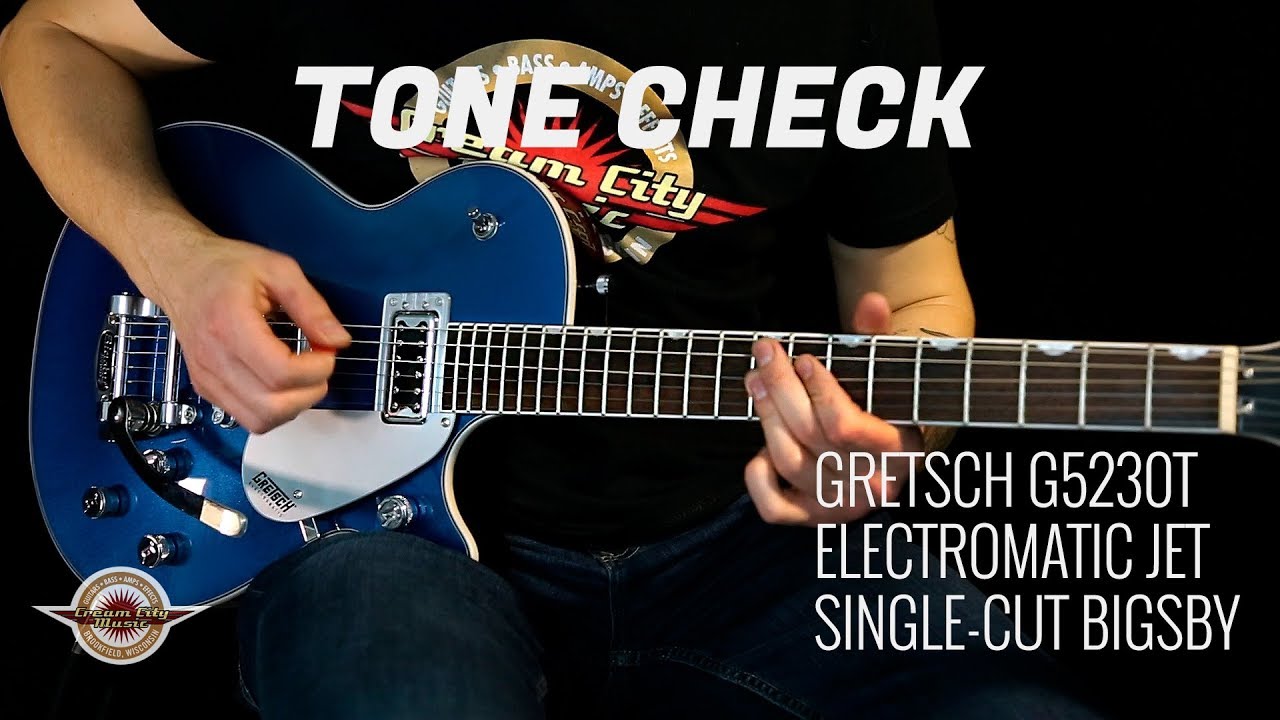 TONE CHECK: Gretsch G5230T Electromatic Jet Single Cut Guitar Demo | NO TALKING