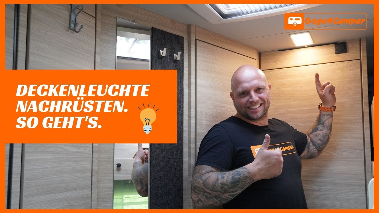 12V LED-Deckenleuchte im Wohnwagen nachr&uuml;sten [Einbau & Verkabelung] | DIY