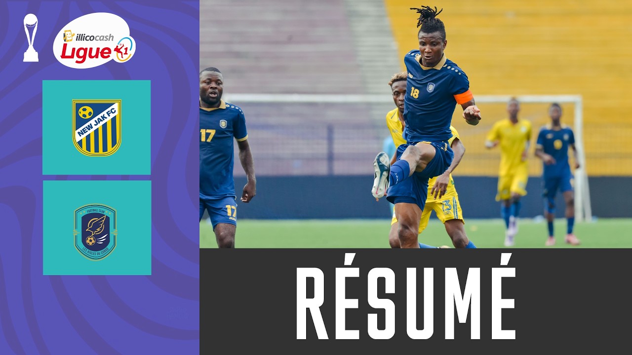 ILLICOCASH LIGUE 1/2025-2026:NEW JAK FC - FC LES AIGLES DU CONGO 1-0, RÉSUMÉ DU MATCH