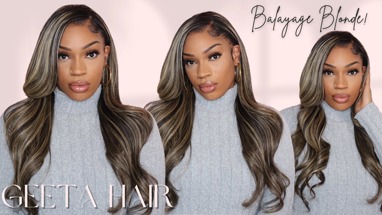 Bomb BLONDE BALAYAGE Wig 😍 FULL 250% Density Install | Geeta Hair
