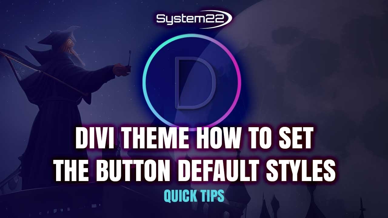 Divi Theme How To Set The Button Default Styles