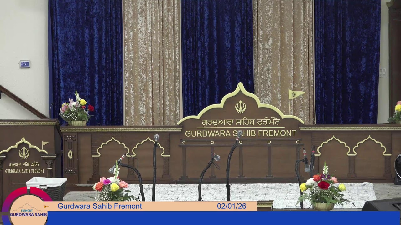 Gurdwara Sahib Fremont Sunday Diwan 2026-02-01