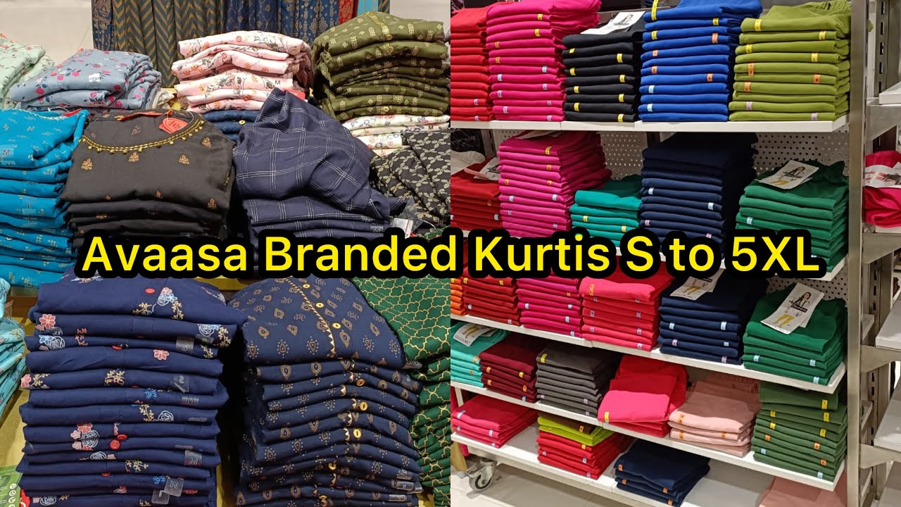 Avaasa Brand Kurtis Wholesale in Chickpet Bangalore 👉 The Style Haven