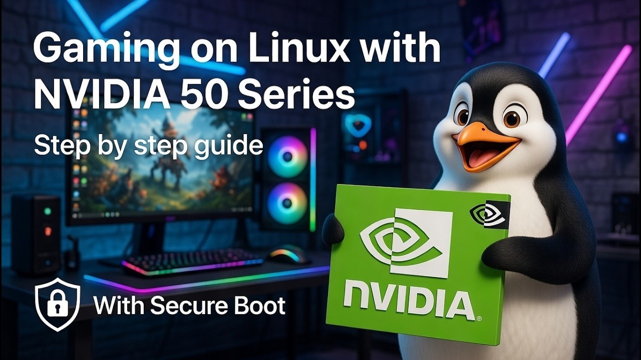 Non Steam Gaming On Linux and NVIDIA 50 series GPU with secure boot