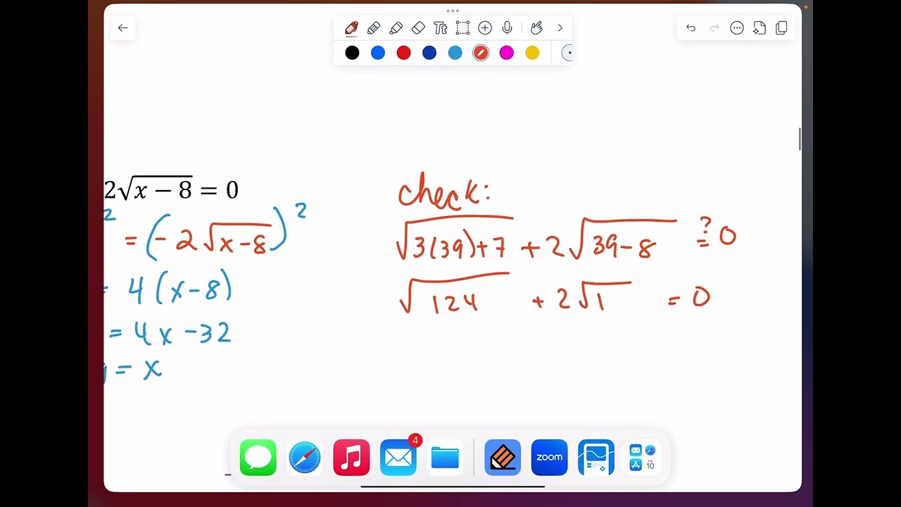 Lesson 9: Solving Radical Equations