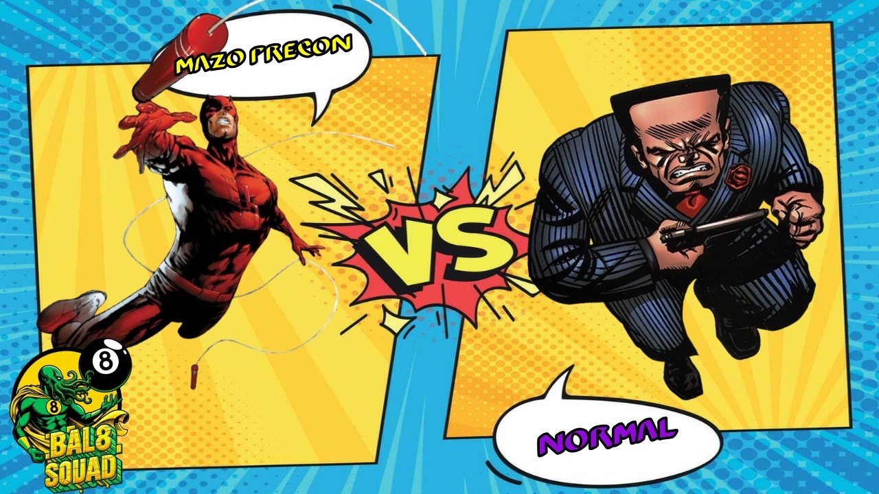 DAREDEVIL MAZO PRECON VS CABEZA DE MARTILLO NORMAL MARVEL CHAMPIONS PARTIDA