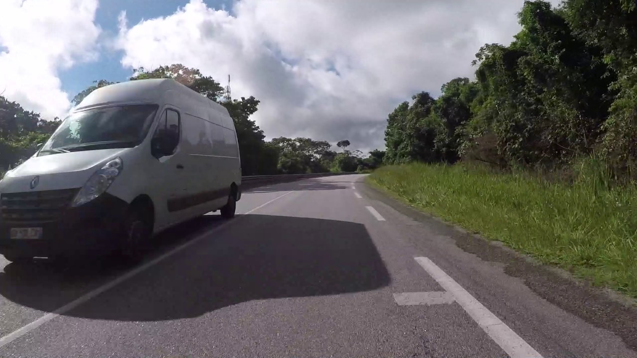 Guyane française Route Kourou Montagne des pères, Gopro / French Guiana Road to  Father mountain