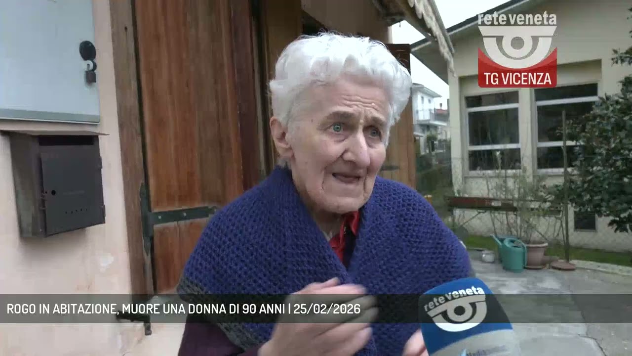 ROGO IN ABITAZIONE, MUORE UNA DONNA DI 90 ANNI | 25/02/2026