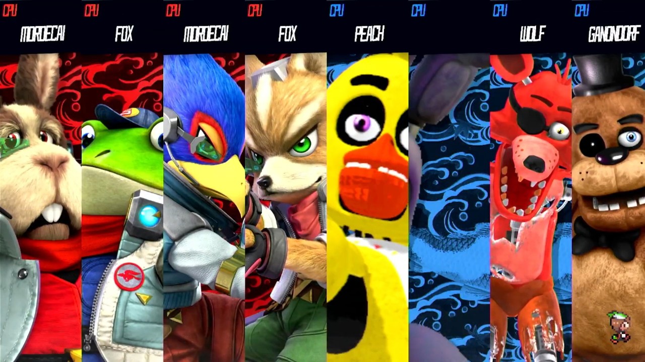 Star Fox Vs Five Night At Freddy - Requested Smash Bros Battle