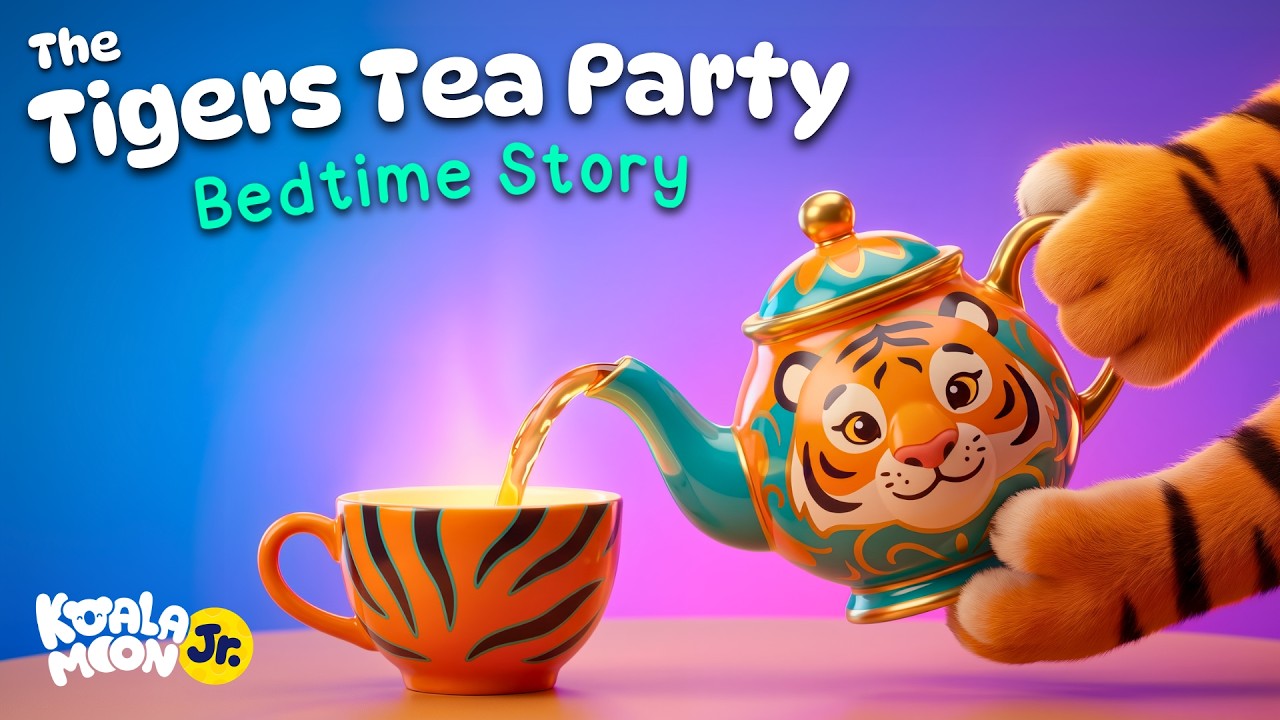The Tigers Tea Party 🐯 🫖 COZIEST Toddler Bedtime Story 🌙 💤 with Baby Sleep Music 🎵