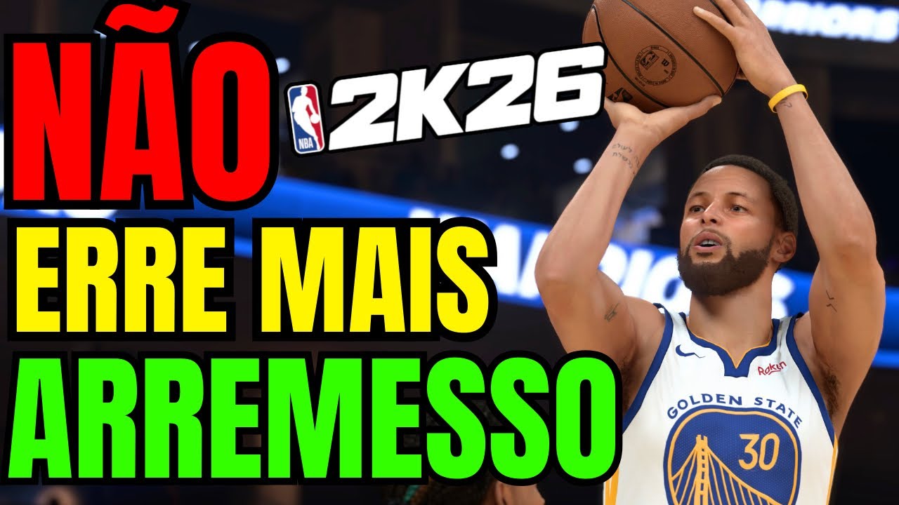 NBA 2K26 TUTORIAL DE ARREMESSO! SEGREDOS de COMO ARREMESSAR MELHOR + CONFIGURAÇÕES de JUMPSHOT!