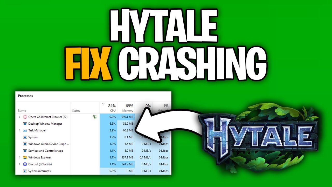 Hytale how to fix keeps crashing or Crashing on Startup - Full Guide