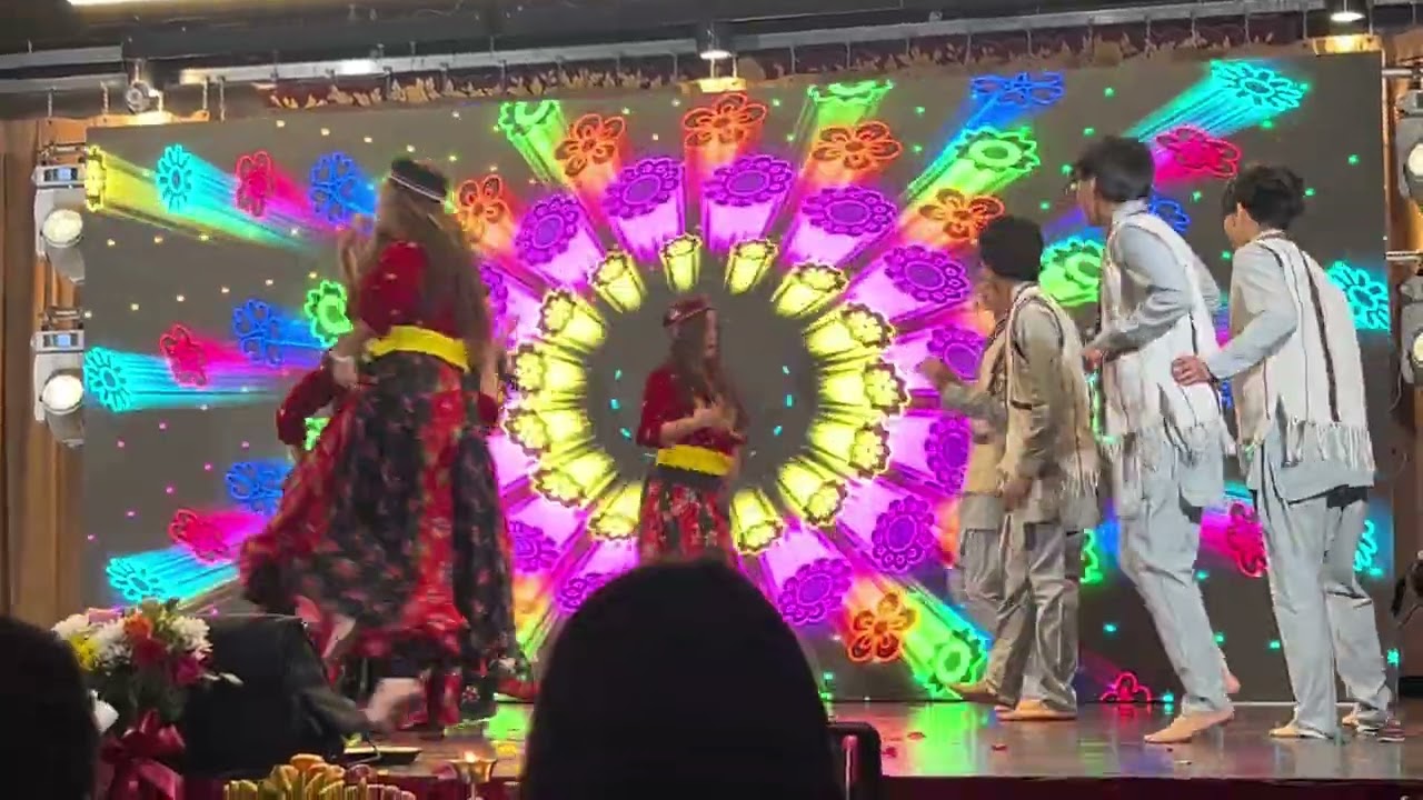 Jasmine with her friends performing  Tamang Lochhar 2026. New York, USA
