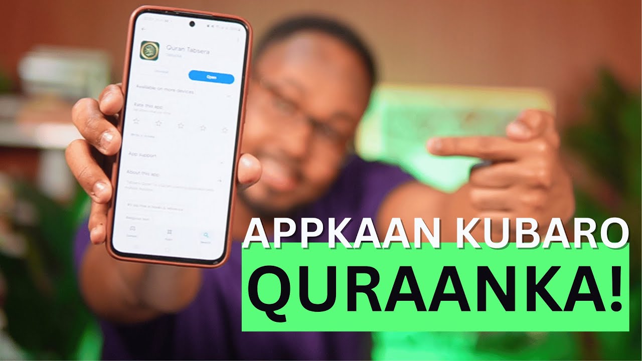 Appkaan ku baro Quraanka, waa cajiib runtii