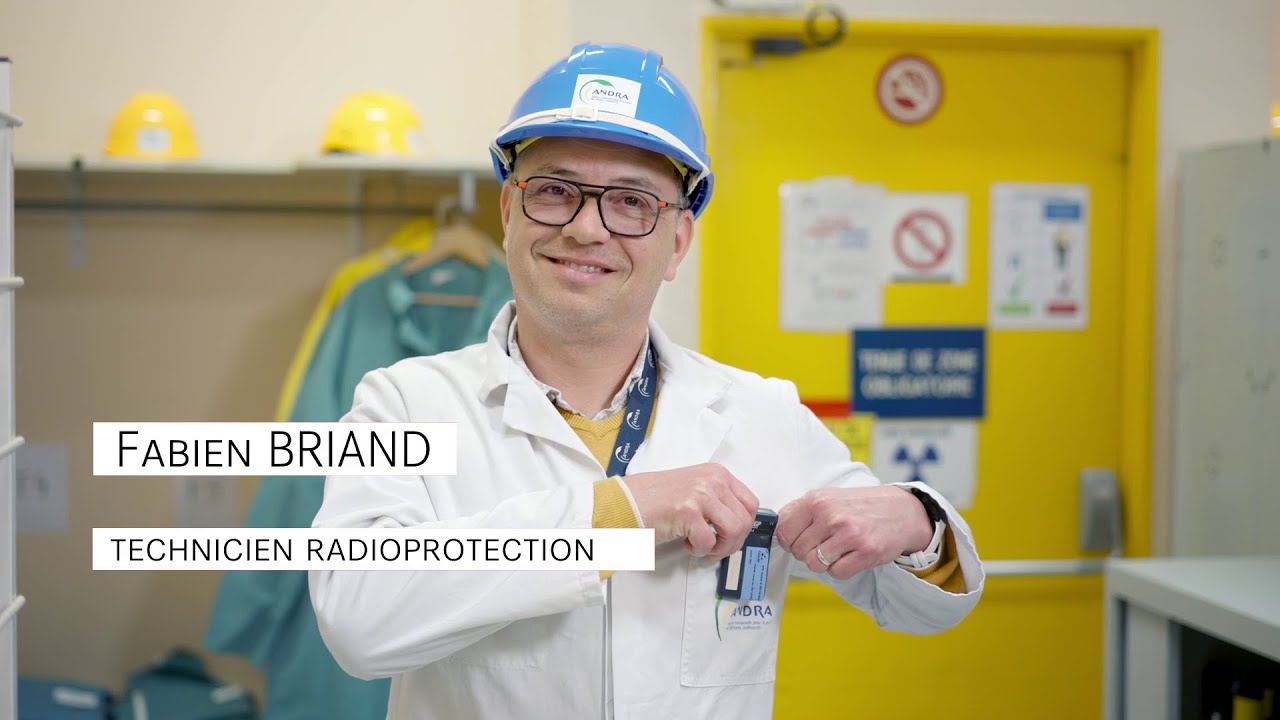 Fabien Briand : Technicien radioprotection au Centre de stockage de l'Aube