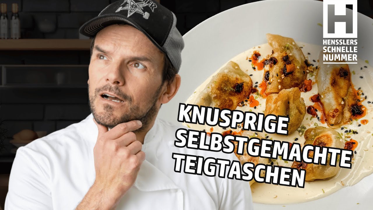 Schnelles Knusprige selbstgemachte Teigtaschen Rezept von Steffen Henssler | Günstige Rezepte