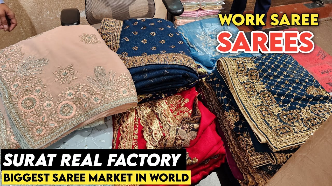 Surat Real Factory Aruna Textile Hub Biggest Saree Market