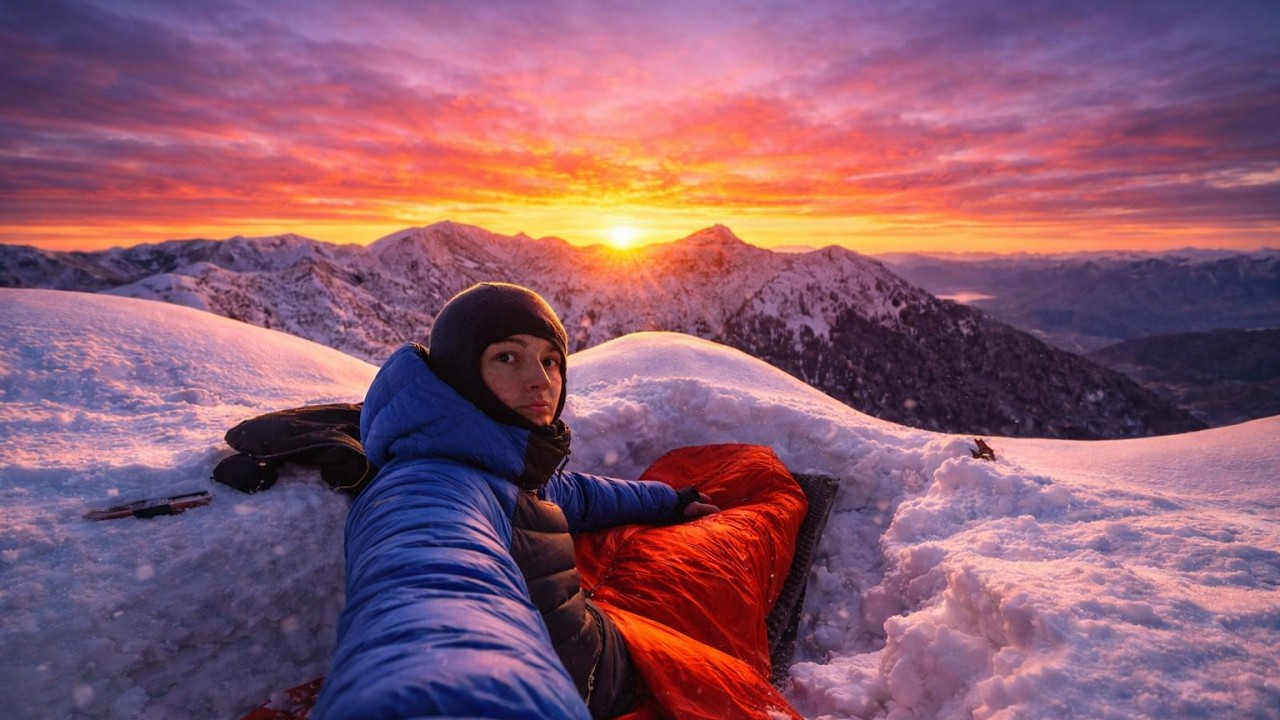 Duermo SIN TIENDA a 2300m