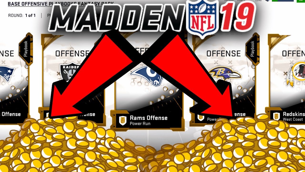 MADDEN 19 EASY WAY TO MAKE COINS AND TO GET PLAYBOOKS - MUT TIPS