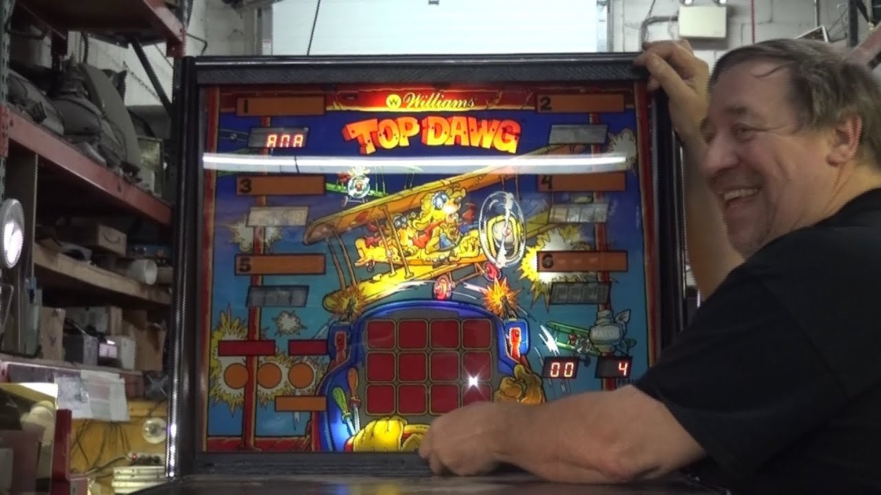 #658 Williams TOP DAWG Shuffle Bowling Alley and that hidden high score reset! TNT Amusements