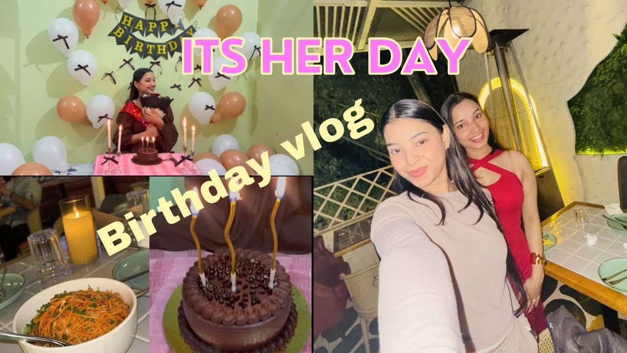 Midnight surprise to cake cutting & happy moments 🎉 | Behn ka birthday full day vlog ✨❤️