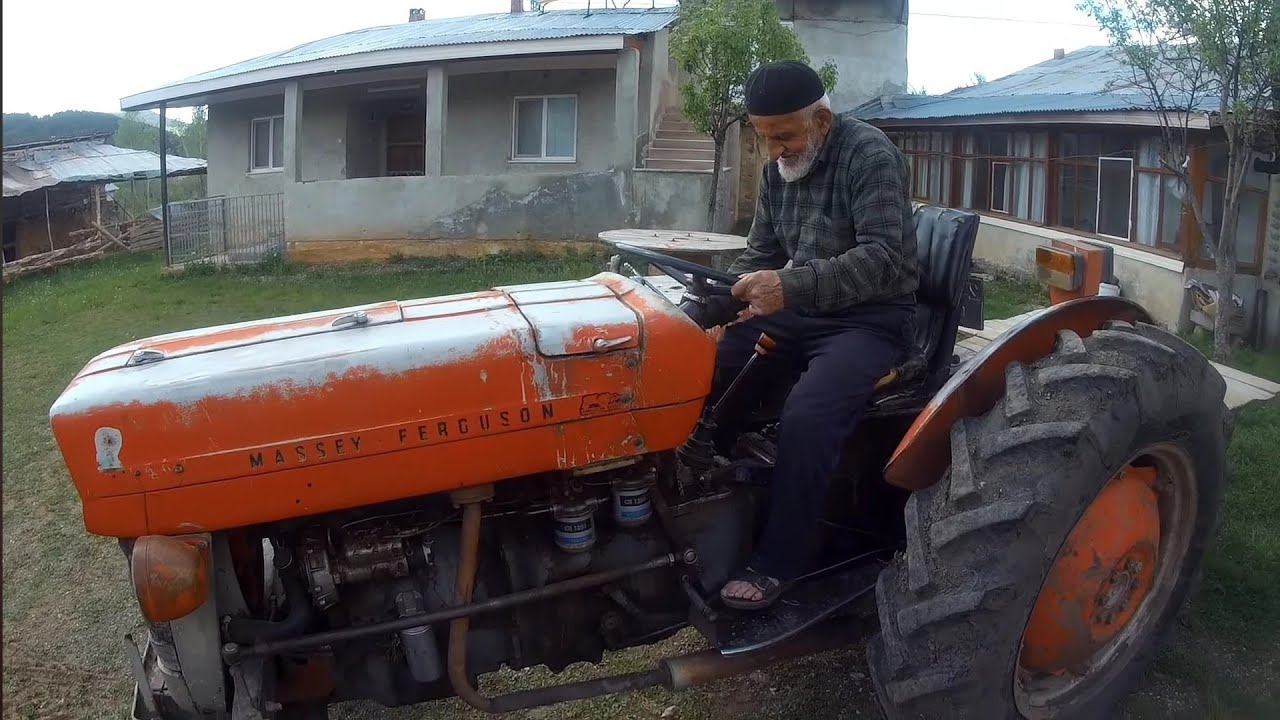 85 YAŞINDA  ÜSTÜNDEN İNMİYOR MASSEY FERGUSON 135