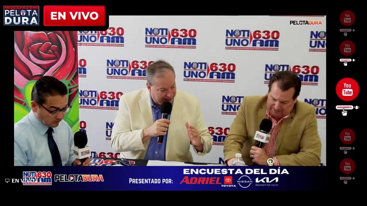 [EN VIVO] Pelota Dura por NotiUno 630 - 13 de marzo de 2026