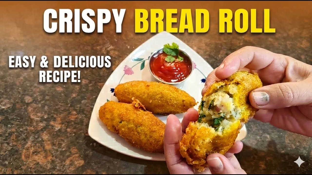 Crispy Bread Rolls | Simple Evening Snack at Home 🤍