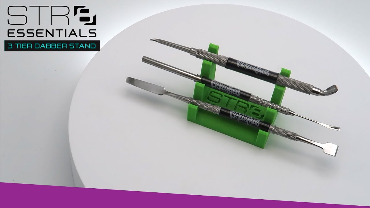 STR8 Essentials 3 Tier Dabber Stand | 360 View
