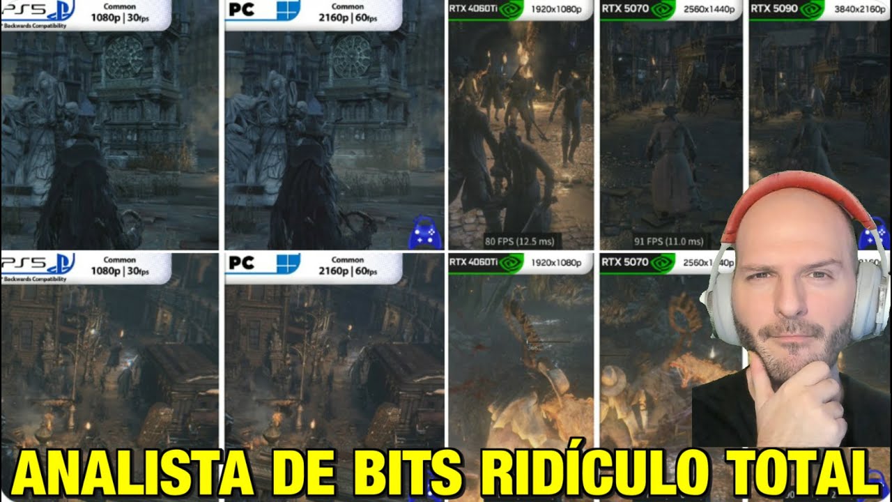 ANALISTA DE BITS SE LE VA LA OLLA CON EL EMULADOR DE BLOODBORNE EN PC - Sasel - ps4 - ps5 - sony