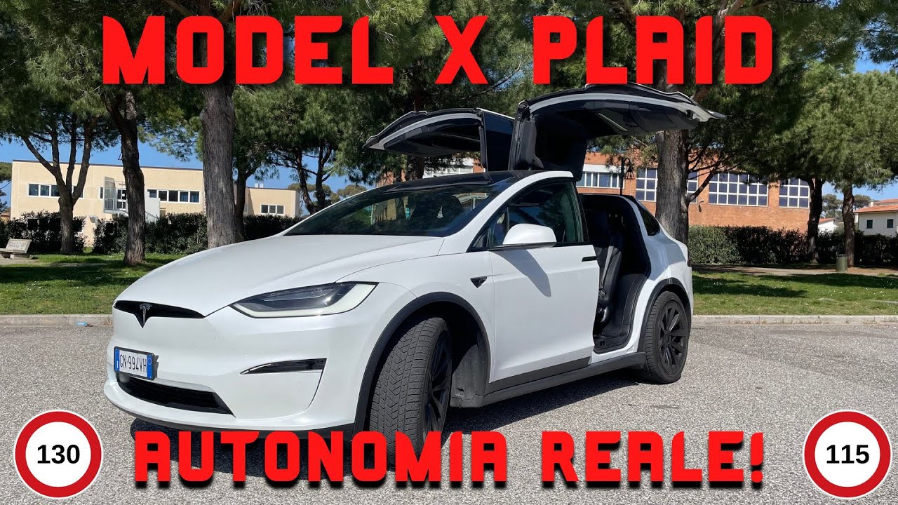 Model X Plaid - La più (in)efficiente??? Prova di autonomia⚡️Lampi di Tesla