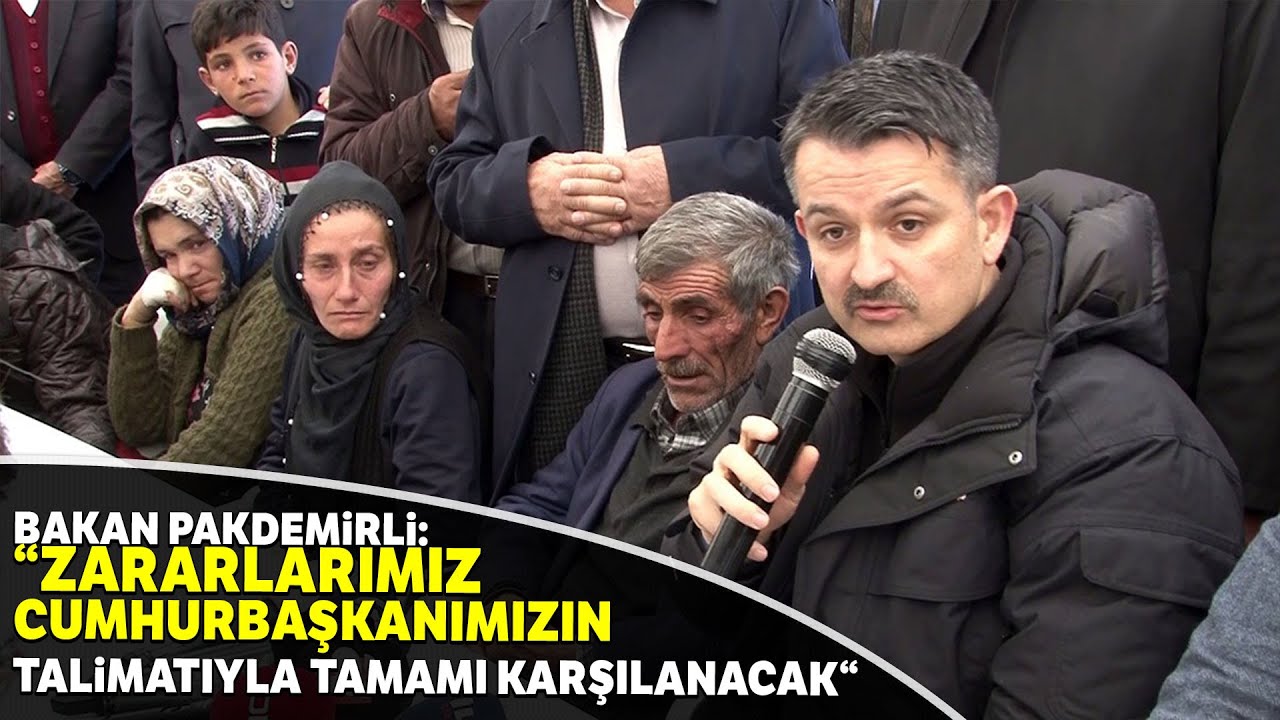 Tarım ve Orman Bakanı Pakdemirli: “3 Bin 329 Küçükbaş Hayvanımız Telef Oldu”