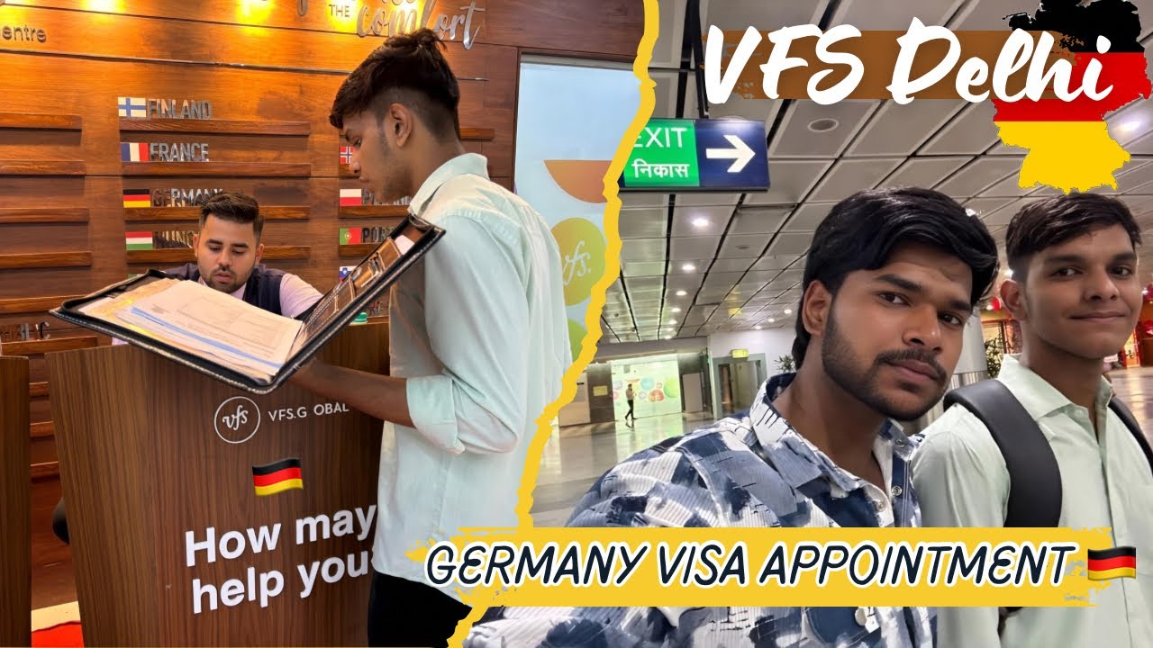 Germany Visa 🇩🇪 Appointment | VFS Global Delhi | Shared our experience