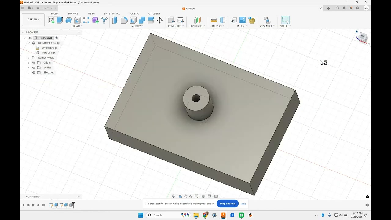 Adv3D 2.1 Balloon Boat V1 Autodesk Fusion
