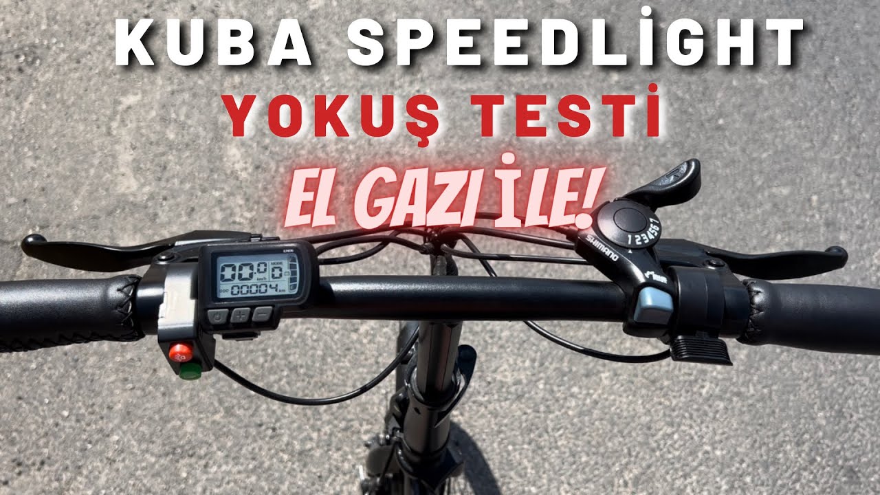 Kuba Speedlight pedalsız yokuş testi! /Sadece el gazı ile!