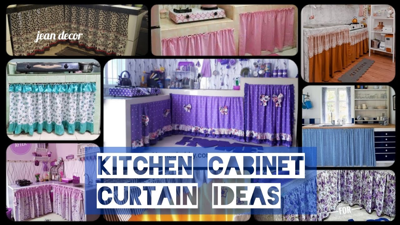 KITCHEN CABINET CURTAIN ideas II @jean22decor II @jcel27