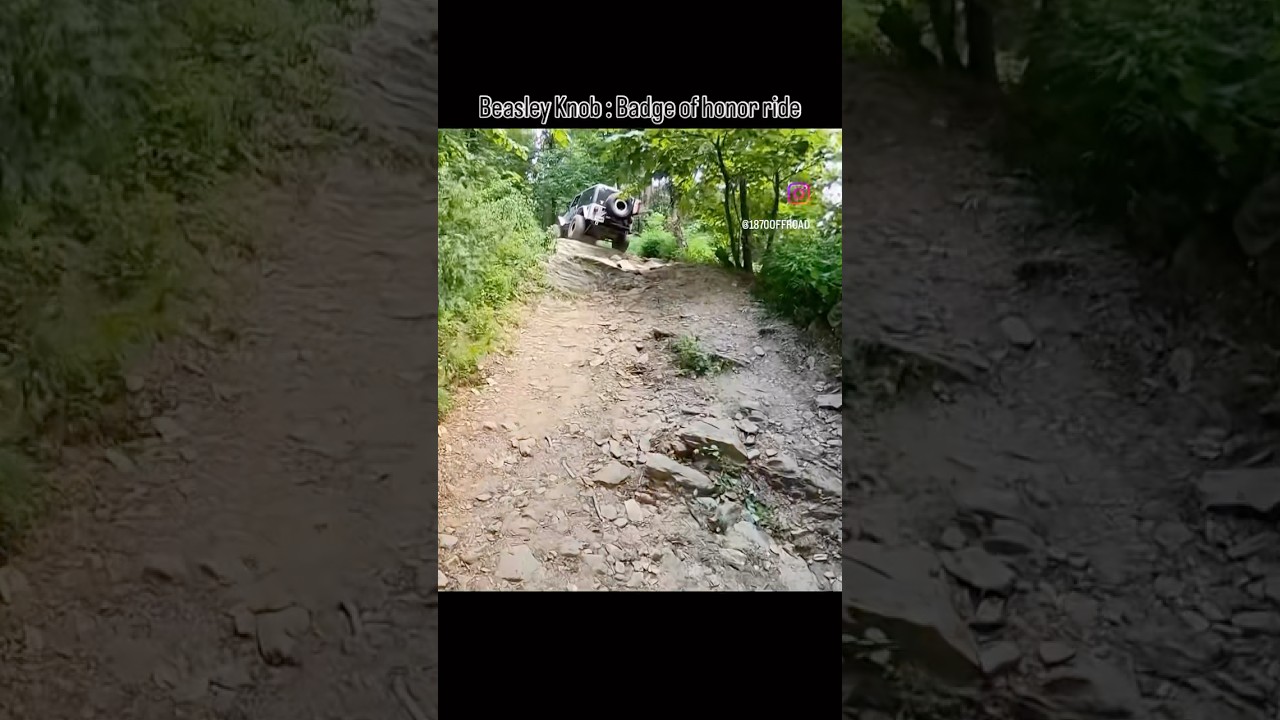 Rock Climb: Beasley Knob 93c: Jeep badge of honor ride