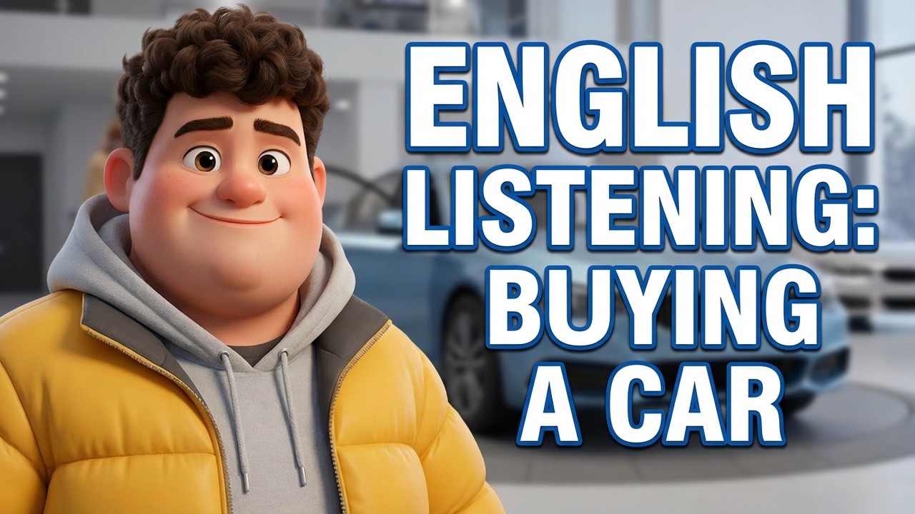 Buying a Car | English Listening Practice for Beginners (A1 Level)