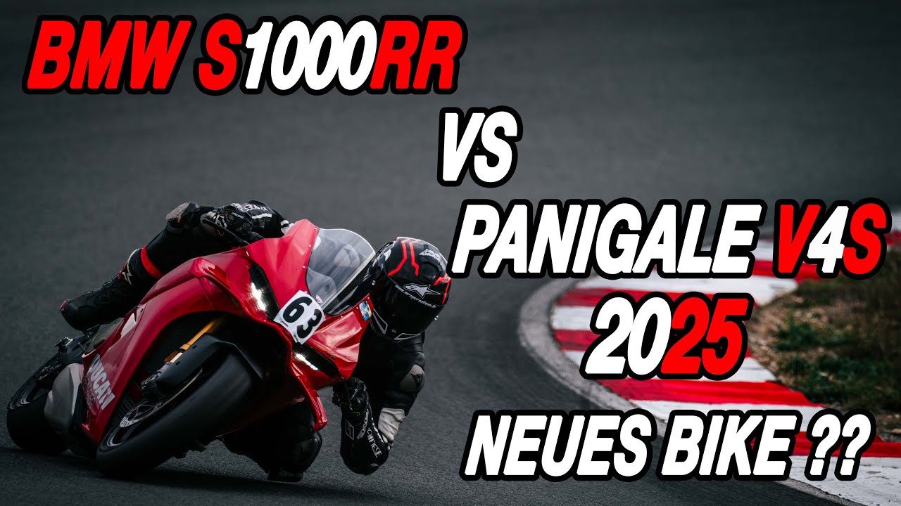 BMW S1000RR VS. Ducati Panigale V4S 2025 - Ich teste die neue Panigale V4S in Rijeka