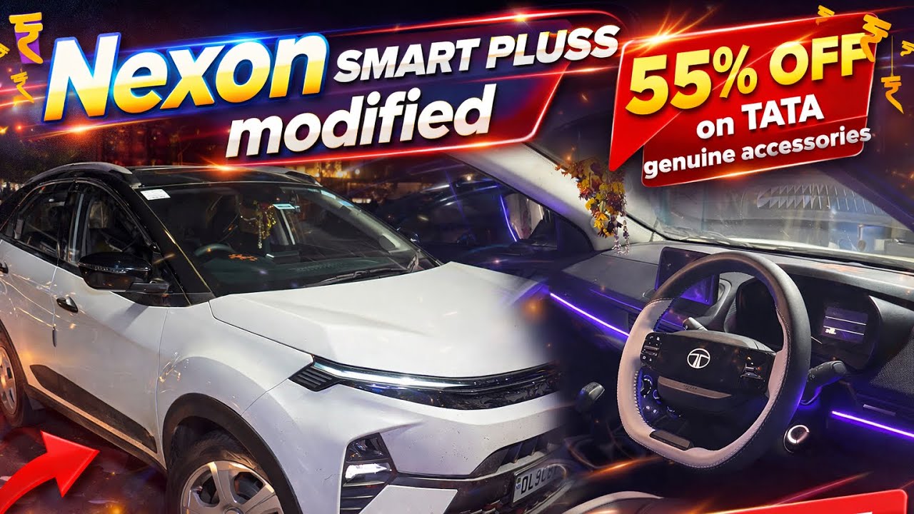 Tata Nexon Smart Plus S Modification ✅ Nexon Smart Plus Modified ✅ Nexon Facelift Modification ✅