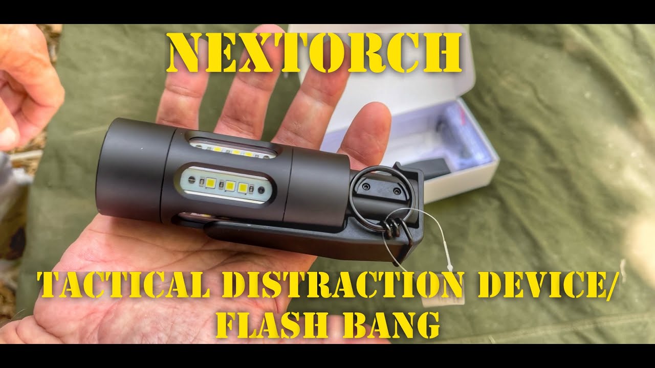 **(FLASH BANG DEVICE)** NEXTORCH ND30 11,000 Lumen Distraction Device