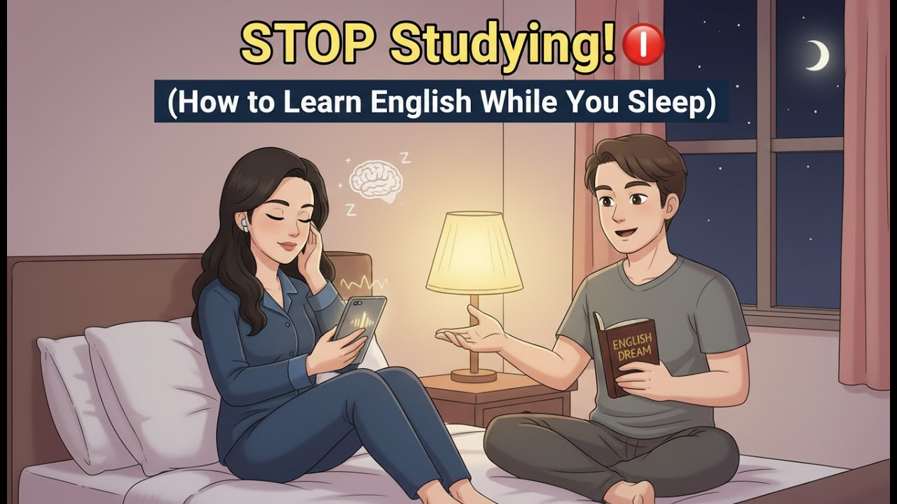 Stop Studying! (How to Learn English While You Sleep)