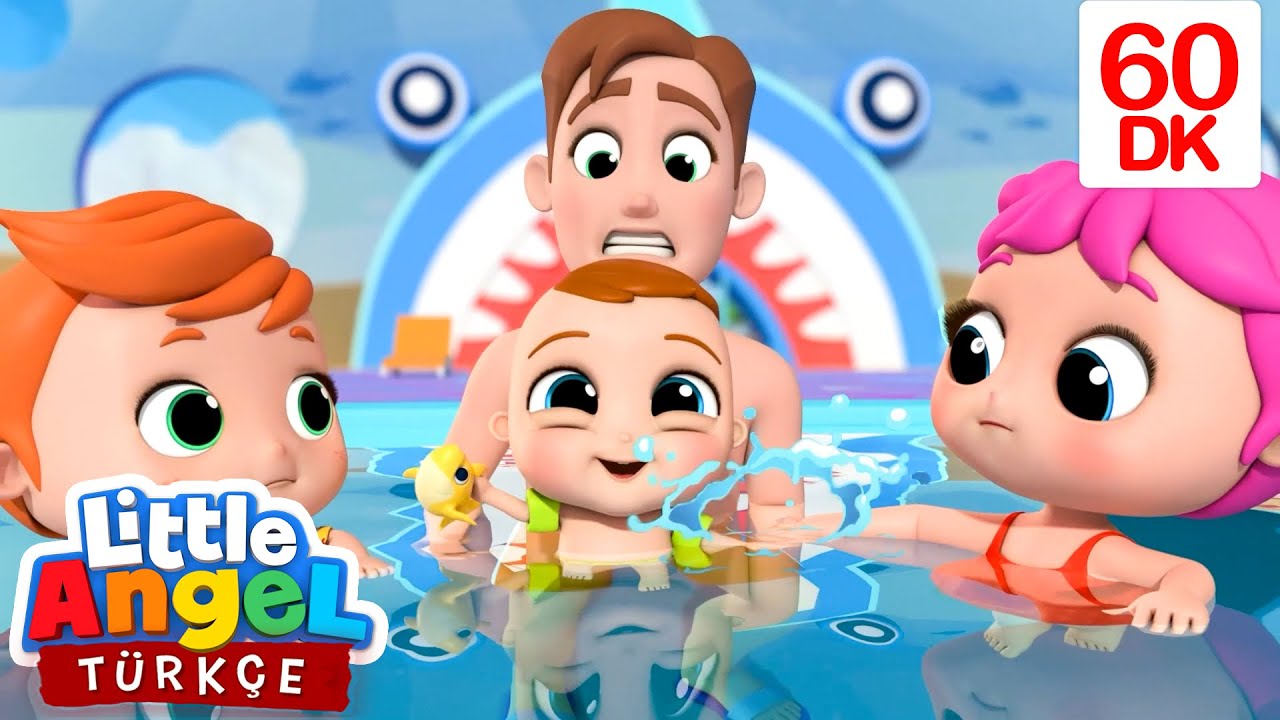 Can Bebekle Su Kaydıraklı Aquapark'a Gidiyoruz🤽🏻 Eğlenceli Öğretici Çocuk Şarkıları | Little Angel