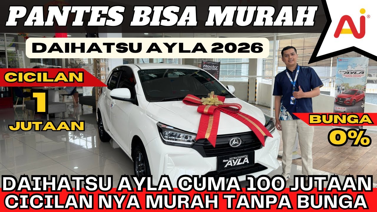 DAIHATSU AYLA 2026‼️ HARGA JEBLOK TURUN HARGA BESAR BESARAN CICILAN 1 JUTAAN DAPAT AYLA TERBARU‼️