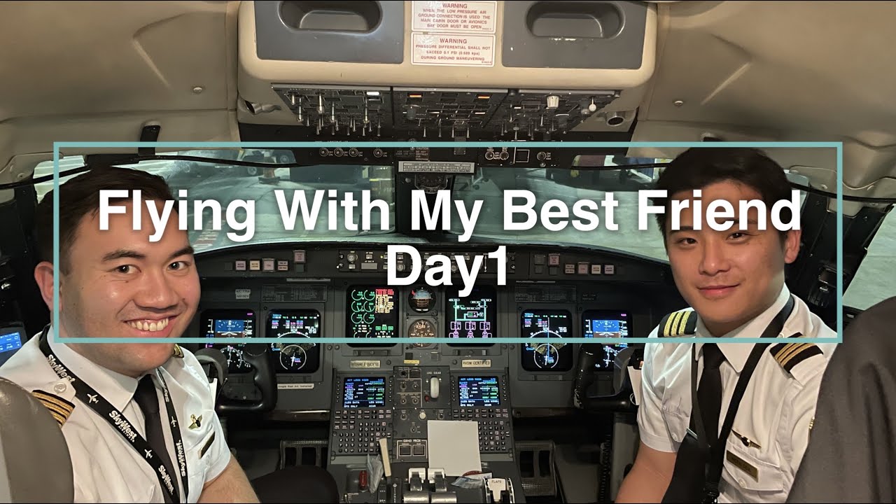【外資系パイロット】最初で最後、友達のジャスティンとのフライト！【DAY 1】