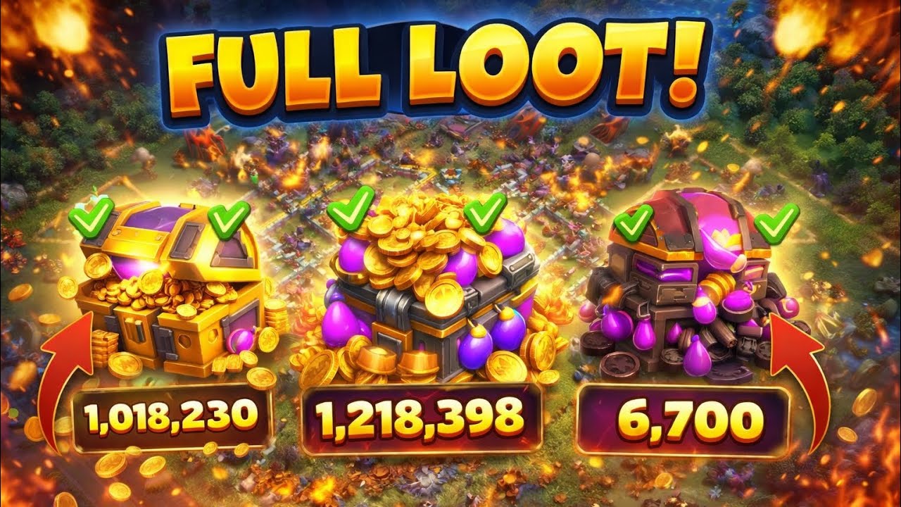🔥From 5% to Victory? Unbelievable Clutch Attack💥INSANE LOOT RAID with Electro Dragon💰|Clash of Clans