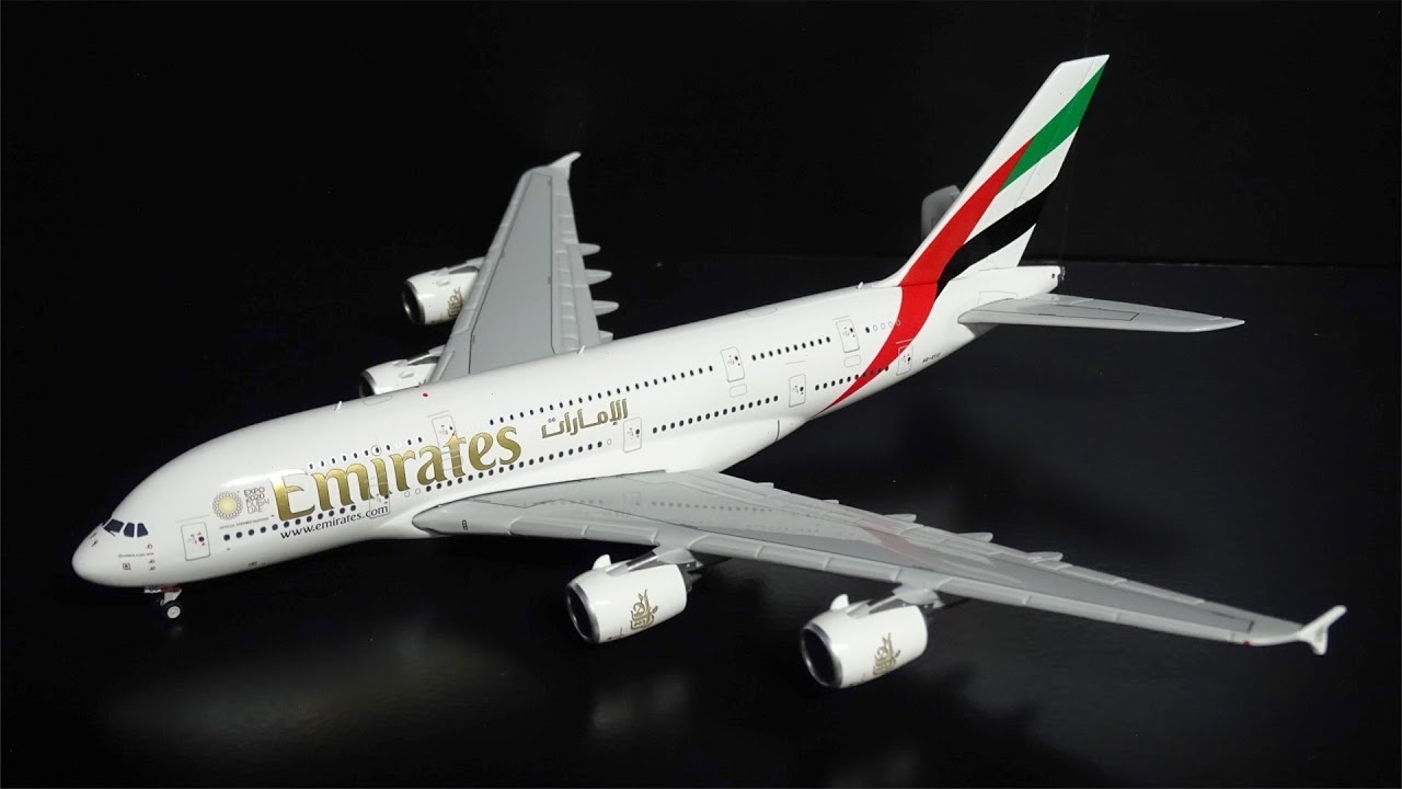 REVIEW #45: GeminiJets 1/400 Emirates A380-800 *2019 Release*