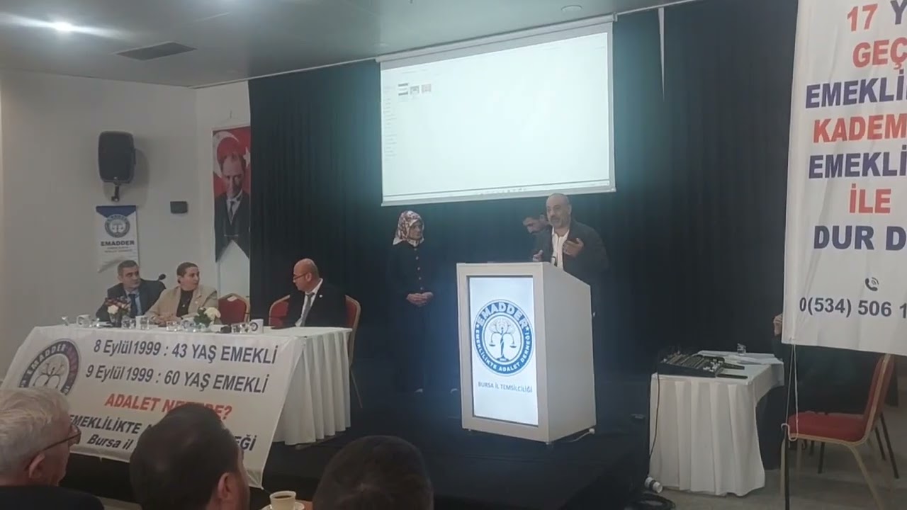 EMADDER BURSA KONFERANSI - MAĞDURİYET BİR KEZ DAHA GÖZLER ÖNÜNE SERİLDİ