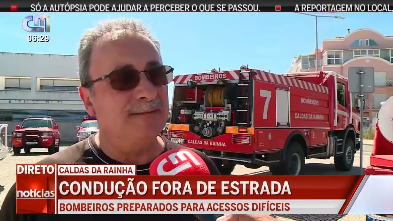 Maio2023-Bombeiros recebem formação para condução fora de estrada